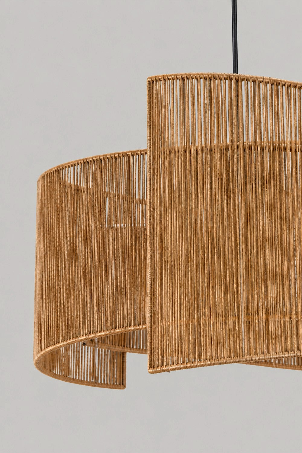 Détail de la spirale de corde de la suspension TOV